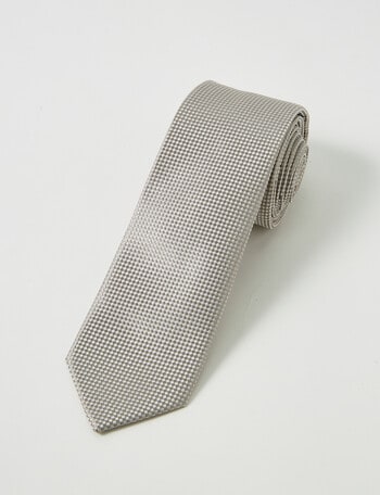 Laidlaw + Leeds Textured Tie, Beige product photo