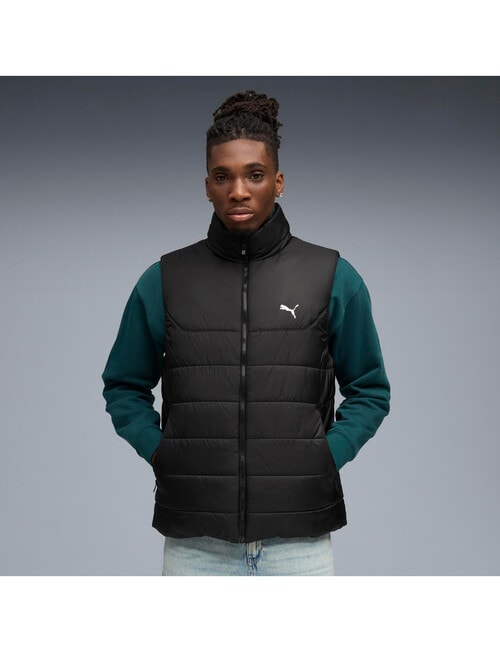 Puma Essential Padded Vest, Black product photo View 02 L