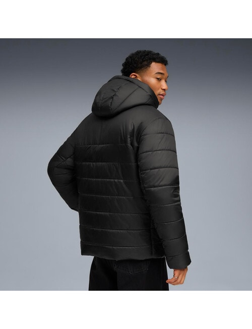 Puma Essential Hooded Padded Jacket, Black product photo View 03 L