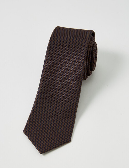 Laidlaw + Leeds Mini Dot Tie, Burgundy product photo