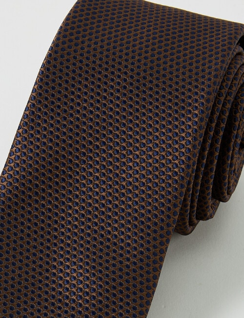 Laidlaw + Leeds Mini Dot Tie, Burgundy product photo View 02 L