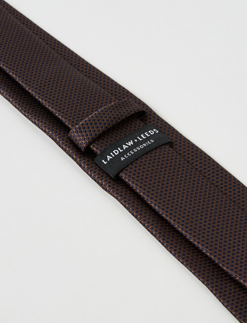 Laidlaw + Leeds Mini Dot Tie, Burgundy product photo View 03 L