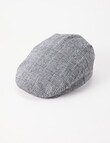 Laidlaw + Leeds Check Drivers Cap, Grey product photo