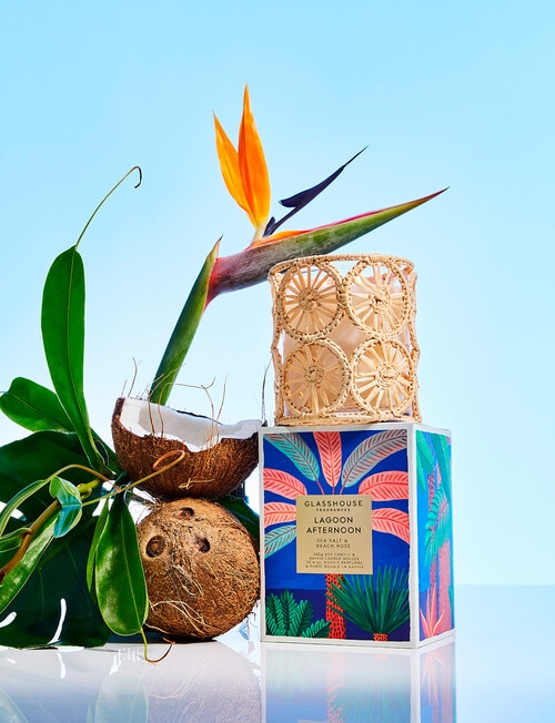 Glasshouse Fragrances Lagoon Afternoon Candle, 380g product photo View 02 L
