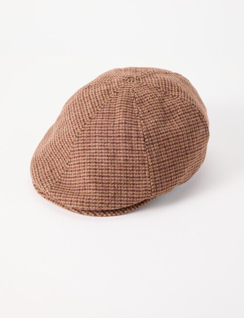 Laidlaw + Leeds Tweed Drivers Cap, Brown product photo