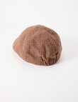 Laidlaw + Leeds Tweed Drivers Cap, Brown product photo View 02 S