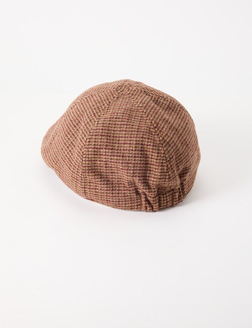 Laidlaw + Leeds Tweed Drivers Cap, Brown product photo View 02 L