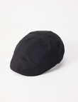 Laidlaw + Leeds Cotton Drivers Cap, Black product photo