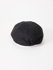 Laidlaw + Leeds Cotton Drivers Cap, Black product photo View 02 S