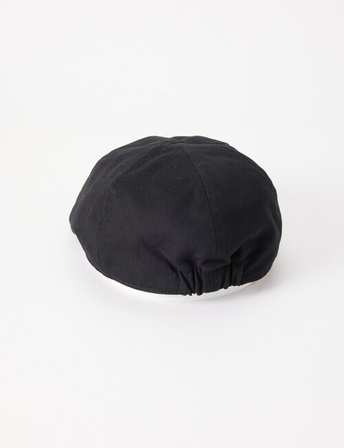 Laidlaw + Leeds Cotton Drivers Cap, Black product photo View 02 L