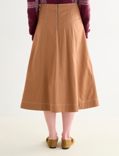 Jigsaw Thornton Skirt, Camel product photo View 02 L