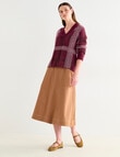 Jigsaw Thornton Skirt, Camel product photo View 03 S