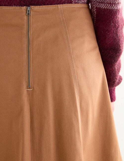 Jigsaw Thornton Skirt, Camel product photo View 07 L