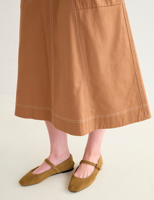 Jigsaw Thornton Skirt, Camel product photo View 06 L