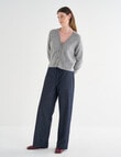 Jigsaw JIG Arabella Chambray Trousers, Indigo product photo View 03 S