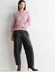 State of play Kaia Mohair Blend Cardigan, Vintage Pink product photo View 03 S