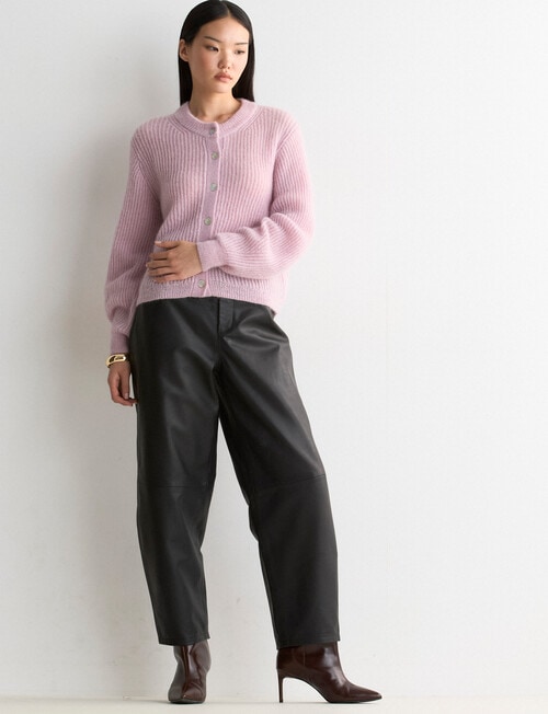 State of play Kaia Mohair Blend Cardigan, Vintage Pink product photo View 03 L