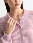 State of play Kaia Mohair Blend Cardigan, Vintage Pink product photo View 04 S