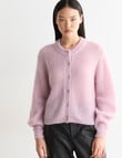 State of play Kaia Mohair Blend Cardigan, Vintage Pink product photo View 06 S