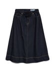 Vero Moda Ruth Rose Belt Denim Skirt, Dark Blue product photo