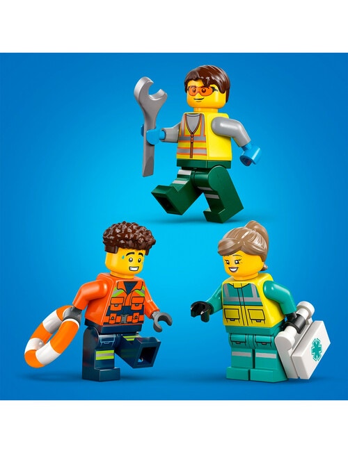 LEGO City Airplane, Service Truck & Hovercraft Rem, 60505 product photo View 06 L