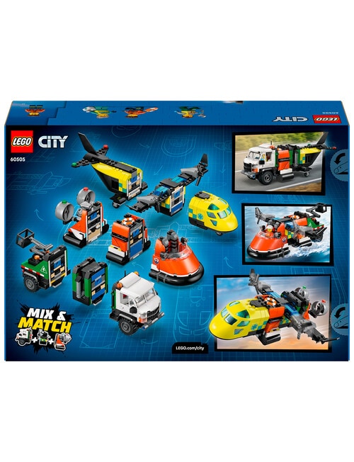LEGO City Airplane, Service Truck & Hovercraft Rem, 60505 product photo View 14 L