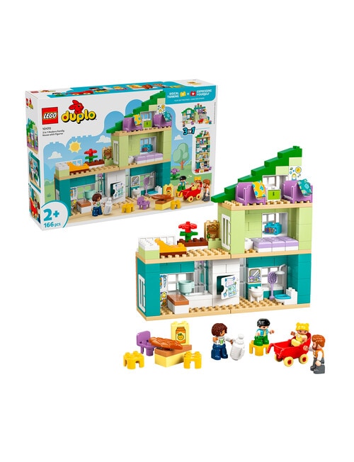 LEGO DUPLO 3-in-1 Modern Family House with Figures, 10470 product photo