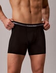Calvin Klein Icon Active Mesh Long Boxer Brief, 3-Pack, Black product photo View 02 S