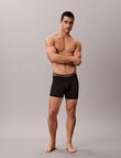 Calvin Klein Icon Active Mesh Long Boxer Brief, 3-Pack, Black product photo View 06 S