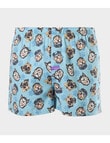Mitch Dowd Dog Pound Cotton Boxer Short, Blue product photo