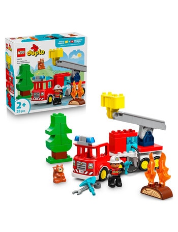 LEGO DUPLO Fire Truck with Hose and Firefighter, 10473 product photo