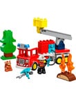 LEGO DUPLO Fire Truck with Hose and Firefighter, 10473 product photo View 02 S
