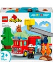 LEGO DUPLO Fire Truck with Hose and Firefighter, 10473 product photo View 03 S