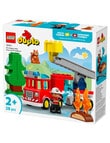 LEGO DUPLO Fire Truck with Hose and Firefighter, 10473 product photo View 12 S