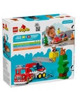 LEGO DUPLO Fire Truck with Hose and Firefighter, 10473 product photo View 14 S