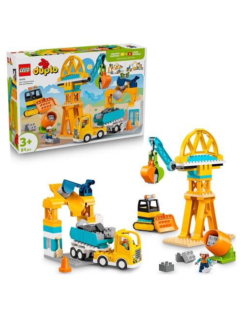 LEGO DUPLO 3 in 1 Construction Site and Vehicles, 10476 product photo