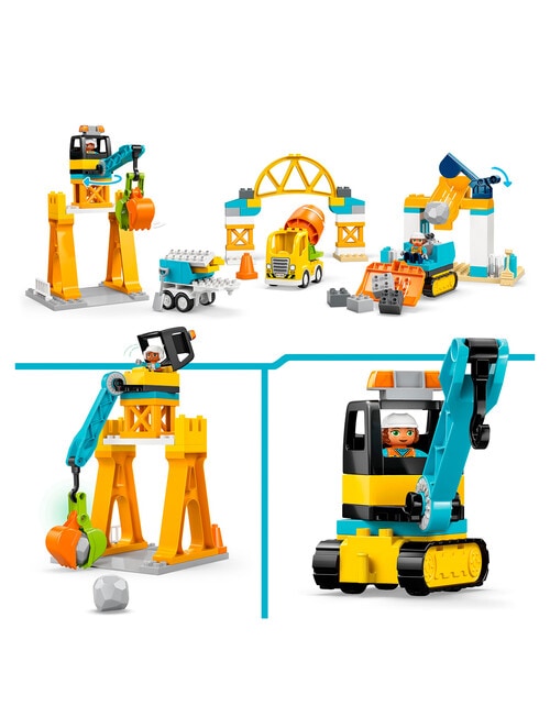 LEGO DUPLO 3 in 1 Construction Site and Vehicles, 10476 product photo View 13 L