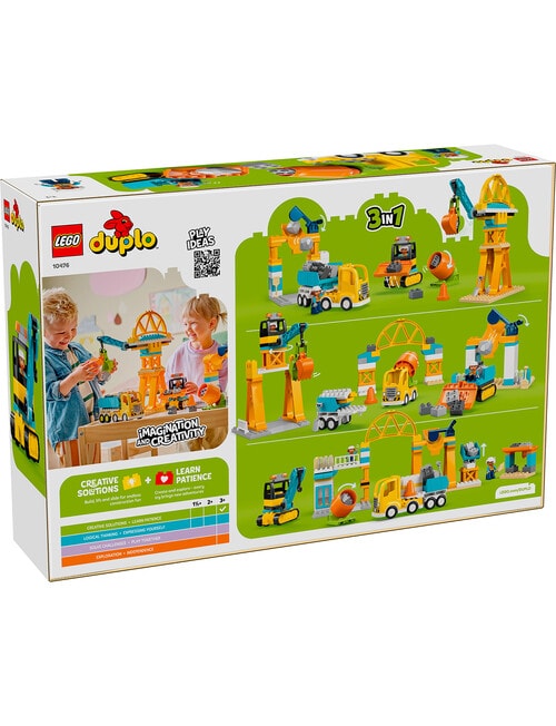 LEGO DUPLO 3 in 1 Construction Site and Vehicles, 10476 product photo View 17 L