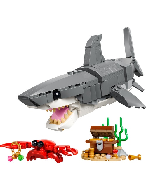 LEGO Creator 3-in-1 Fierce Shark with a Treasure Chest, 31381 product photo View 02 L