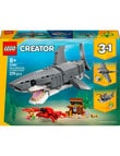 LEGO Creator 3-in-1 Fierce Shark with a Treasure Chest, 31381 product photo View 03 S
