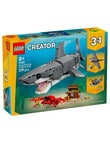 LEGO Creator 3-in-1 Fierce Shark with a Treasure Chest, 31381 product photo View 12 S