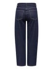 ONLY Emily Mon Crop Rinse Denim Jean, Dark Blue product photo View 02 S