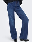 ONLY Madison-Royal Wide Denim Jean, Dark Blue product photo