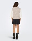 ONLY Gila Knit Vest, Toasted Coconut product photo View 02 S