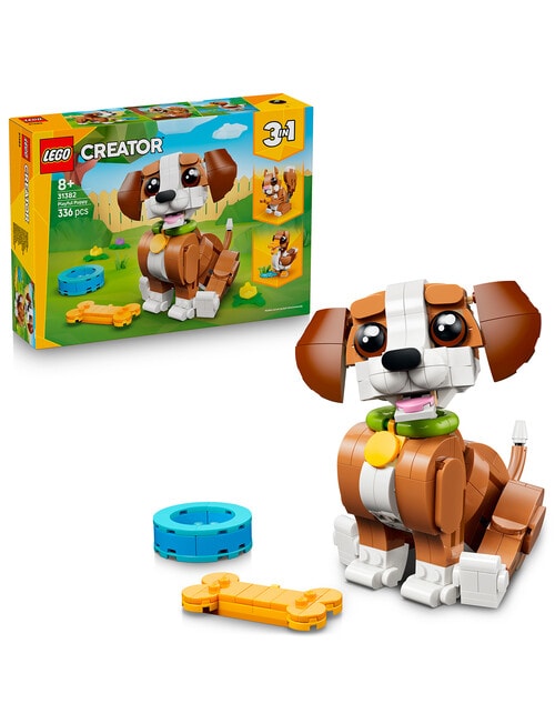 LEGO Creator 3-in-1 Cute Animals: Playful Puppy Dog, 31382 product photo
