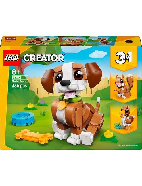 LEGO Creator 3-in-1 Cute Animals: Playful Puppy Dog, 31382 product photo View 03 L