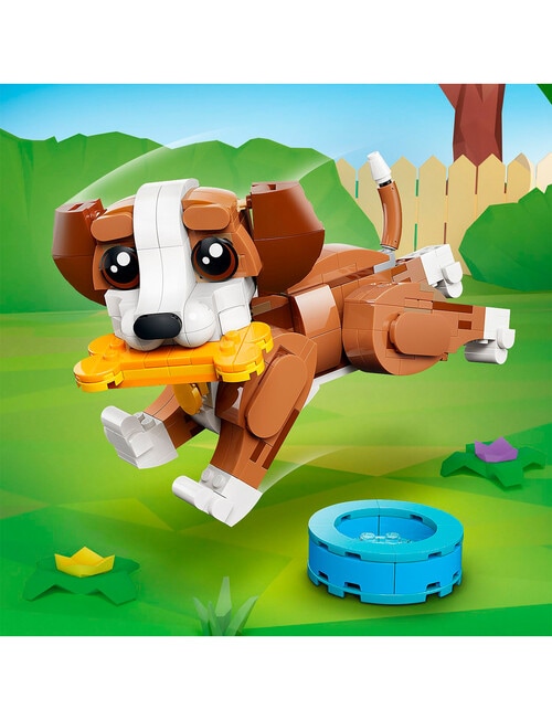 LEGO Creator 3-in-1 Cute Animals: Playful Puppy Dog, 31382 product photo View 07 L