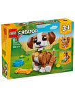 LEGO Creator 3-in-1 Cute Animals: Playful Puppy Dog, 31382 product photo View 13 S