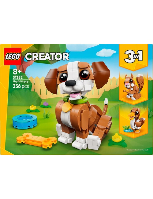 LEGO Creator 3-in-1 Cute Animals: Playful Puppy Dog, 31382 product photo View 15 L