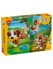 LEGO Creator 3-in-1 Cute Animals: Playful Puppy Dog, 31382 product photo View 16 S
